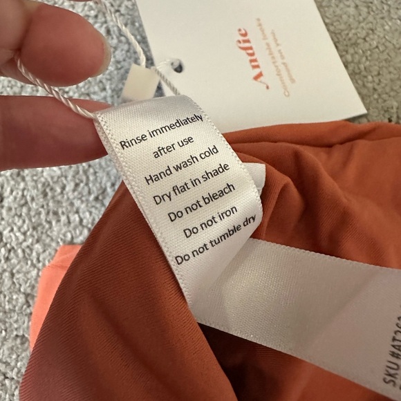 Andie Swim The Symi Top in Cedar Size XXL Sustainable Bikini Top Plus Size - Picture 6 of 8